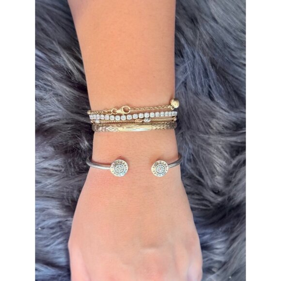 Pandora Signature Pave Cz Open Cuff - Picture 6 of 9